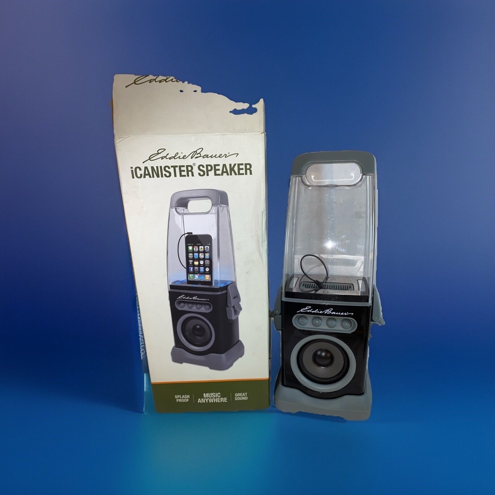 Eddie Bauer iCanister 5W‎ MP3 Speaker for iPhone Android Waterproof 3.5mm Jack